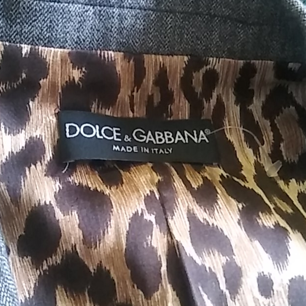 SOLD. Dolce & Gabbana Herringbone Wool Jacket